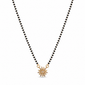 Suvyara Aarika Sunburst Mangalsutra Necklace