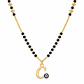 Suvyara Initial Nazar Mangalsutra Necklace - C