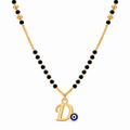 Suvyara Initial Nazar Mangalsutra Necklace - D