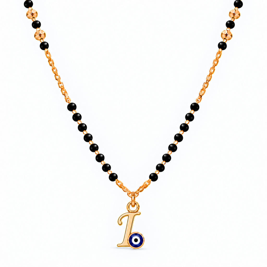 Suvyara Initial Nazar Mangalsutra Necklace - I