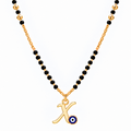 Suvyara Initial Nazar Mangalsutra Necklace - X