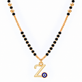Suvyara Initial Nazar Mangalsutra Necklace - Z