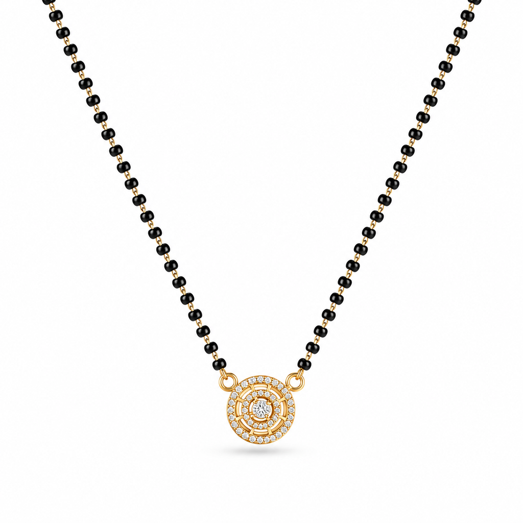 Suvyara Aavya Crystal Mangalsutra Necklace
